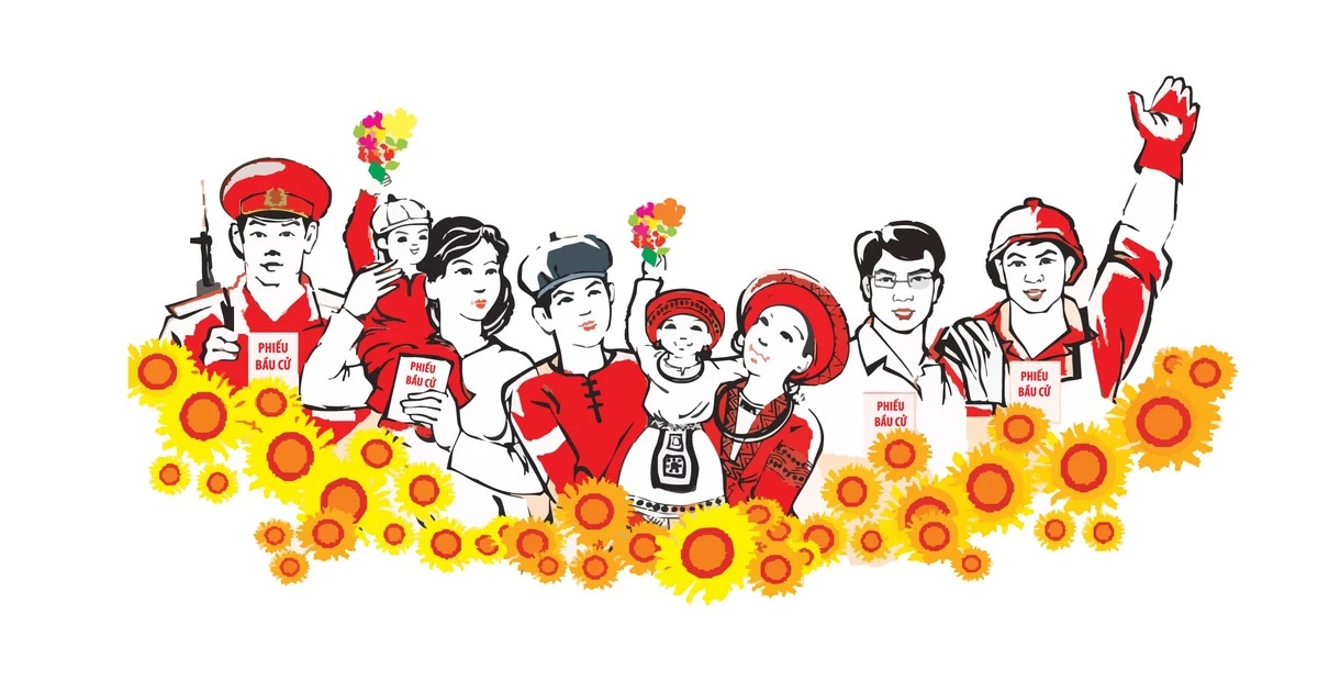 Vietnam election voters at polling station — 16th National Assembly