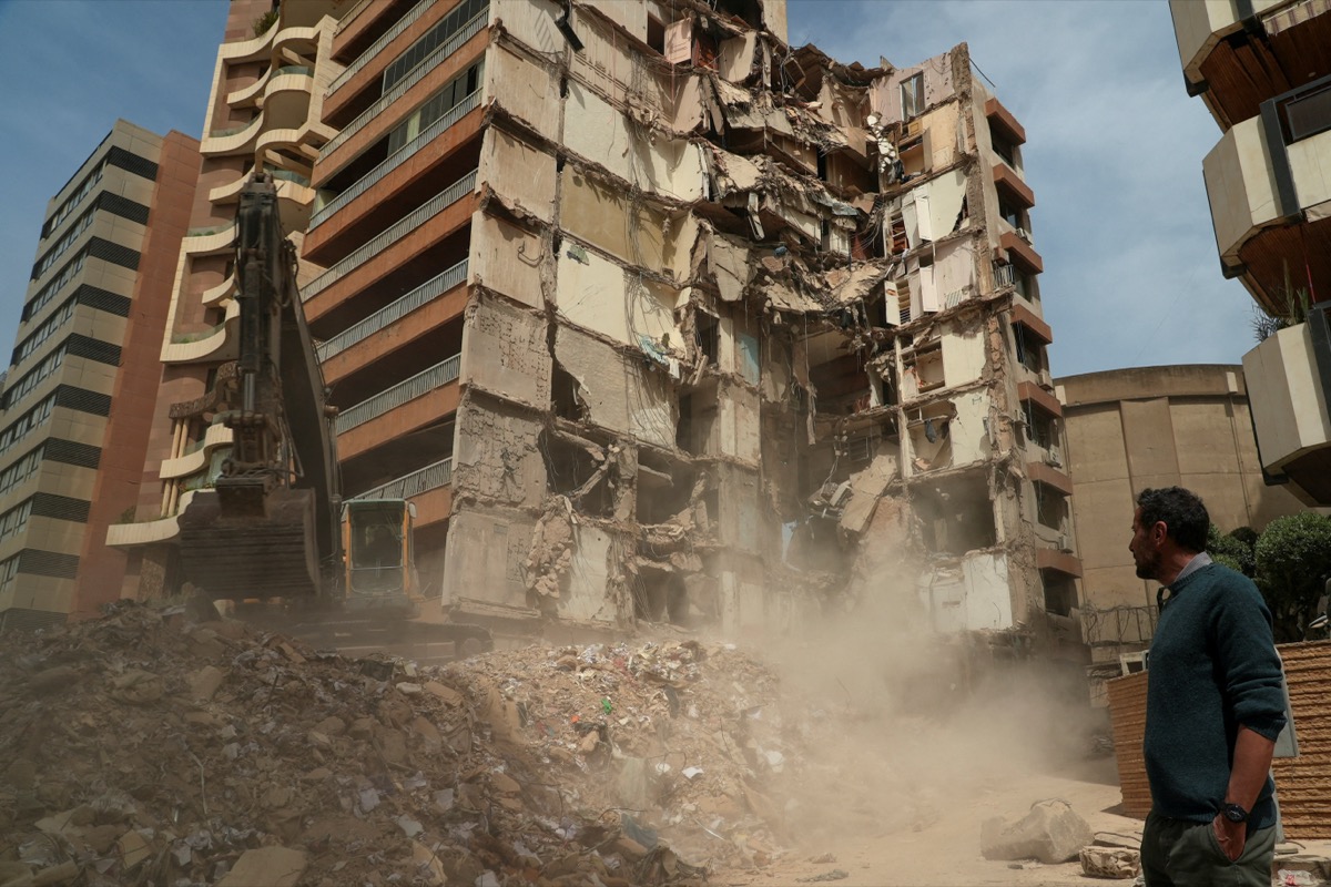 Khói bốc lên sau cuộc không kích của Israel tại Lebanon