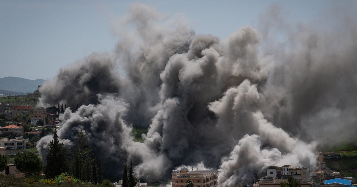 Khu vực bị tàn phá tại miền nam Lebanon